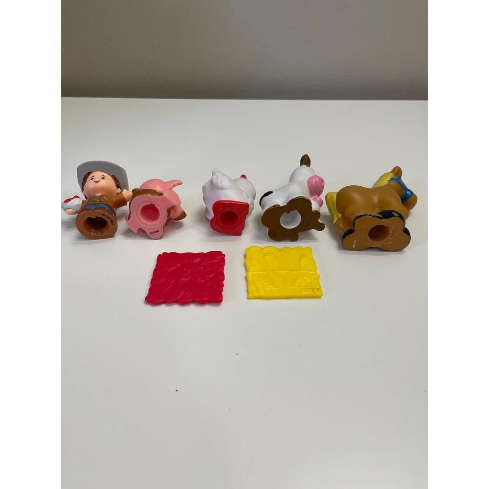 Fisher Price‎ Little People Farm Animal Cow Pig Horse Chicken Food Replacement
